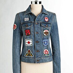 Hudson Bay Kids Denim Jacket with Patches